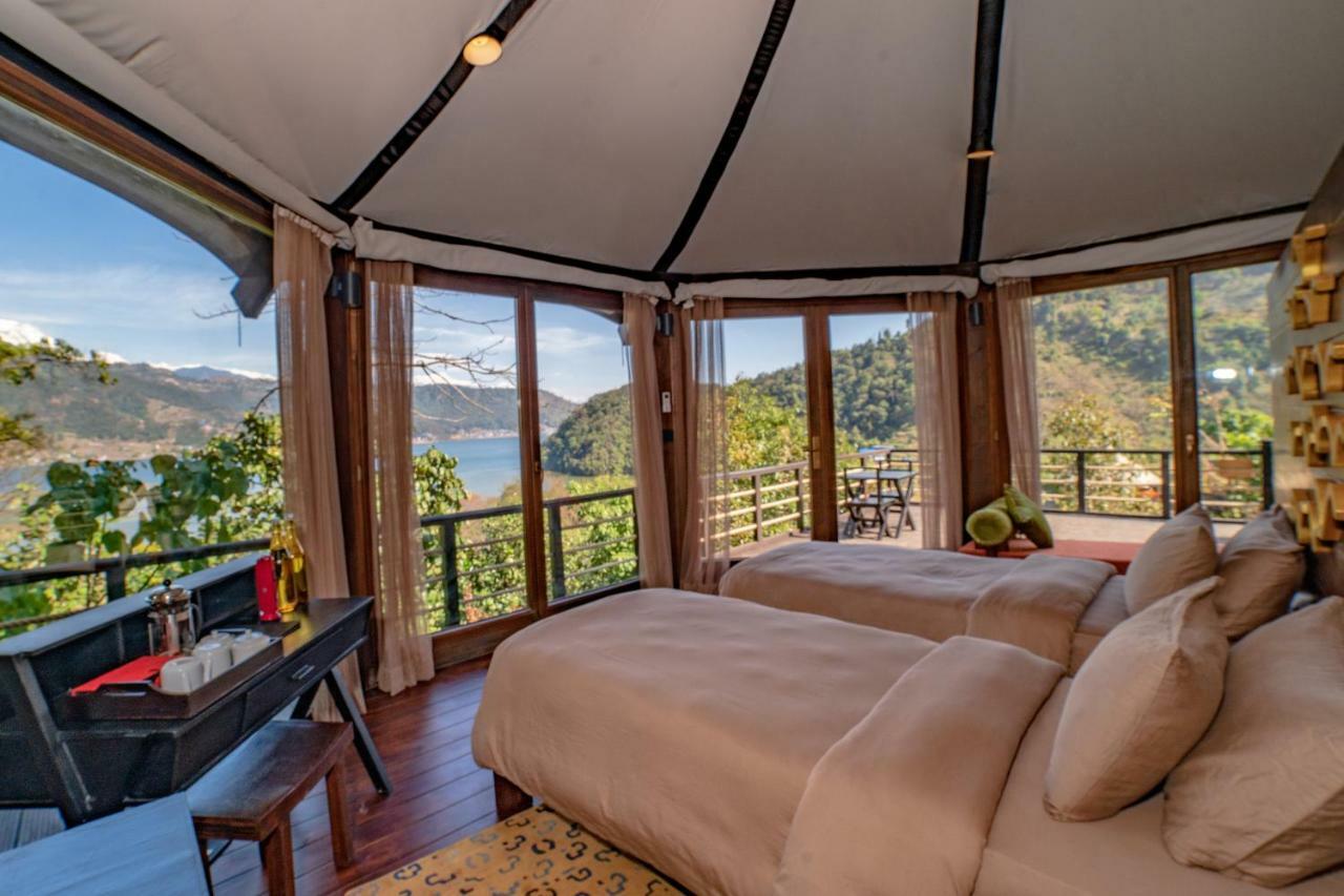The Pavilions Himalayas Lake View Покхара Экстерьер фото